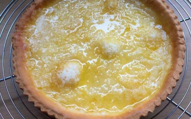 Tarte au sucre blanc