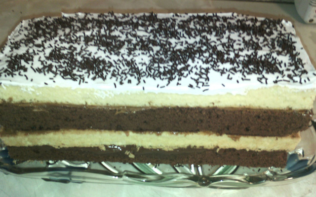 Gâteau napolitain aux spéculoos