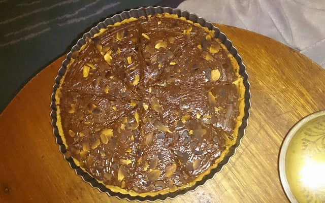 Tarte aux bananes et au chocolat