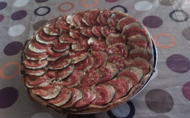 Tarte courgette tomate