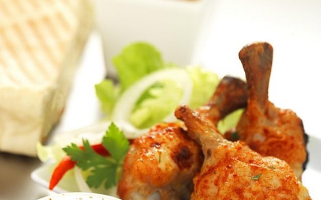 Manchons de poulet sauce au yaourt grec