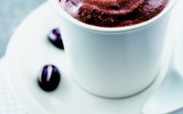 Mousse au chocolat grains de café