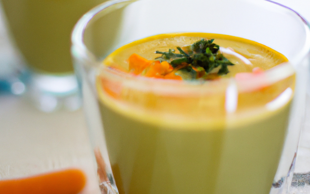 Velouté de carottes au citron vert
