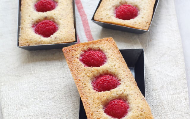 Financiers à la framboise à ma façon
