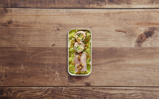 Roulé de jambon blanc macédoine de légumes