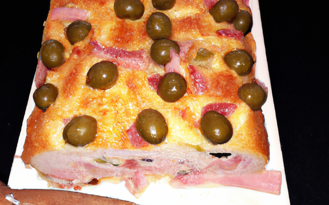 Cake au jambon et aux olives facile et rapide