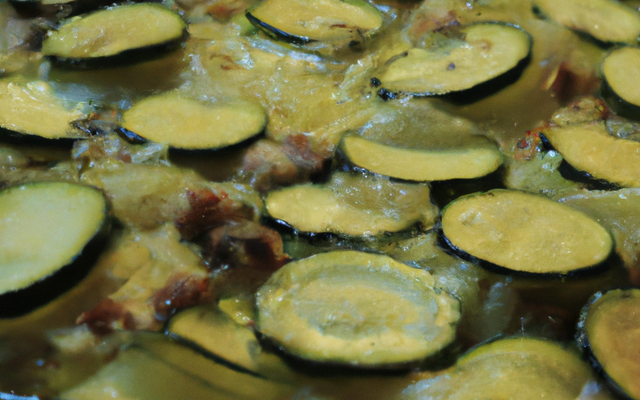 Gratin de courgette façon tartiflette