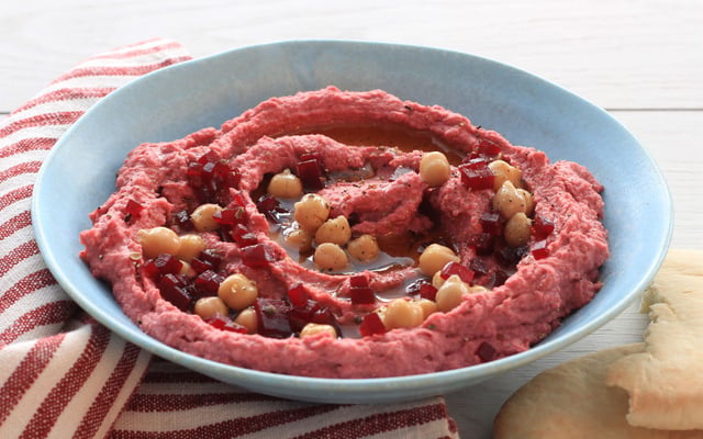 Houmous à la betterave