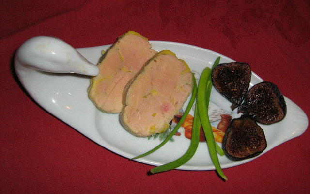 Foie gras de canard à la vapeur