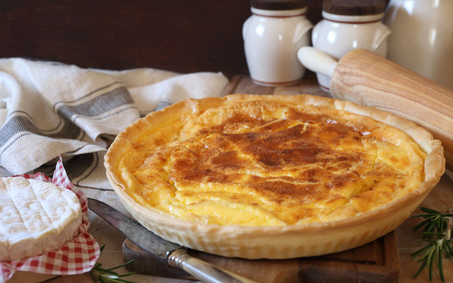 Tarte rapide au camembert