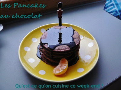 Pancakes au chocolat