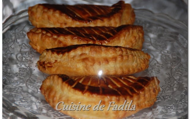 Chaussons aux poires et framboises