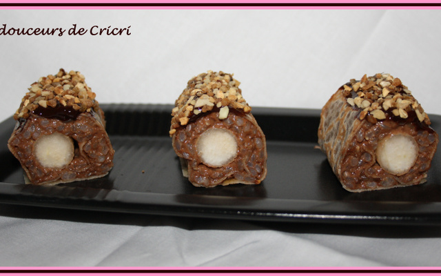 Maki poire chocolat