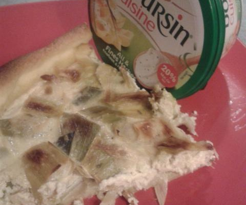Flamiche picarde aux poireaux et boursin cuisine !