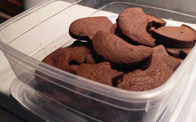 Biscuits sablés au chocolat