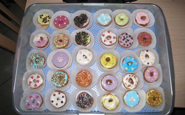 Mini donuts customisés