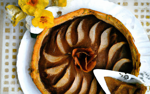 Tarte poire chocolat facile