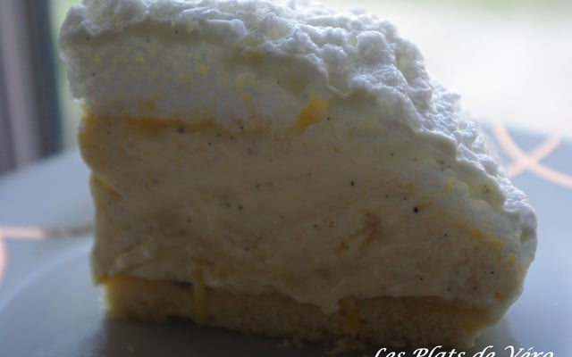 Bombe glacée à la vanille et au citron