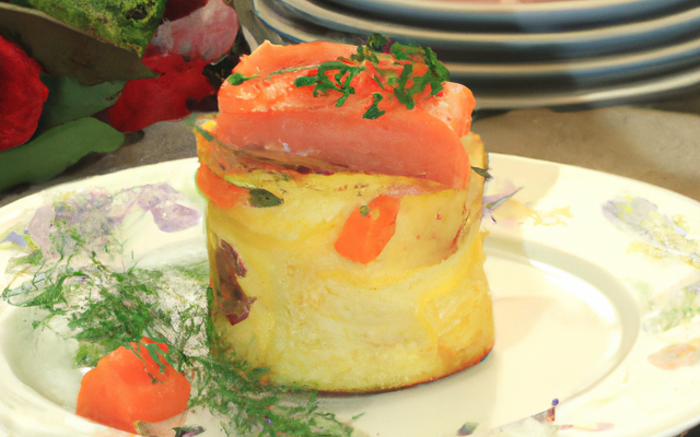 Soufflé aux saumons