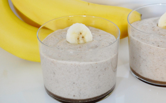 Mousse à la banane maison