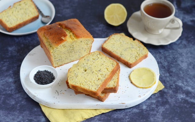 Cake léger au citron et au pavot