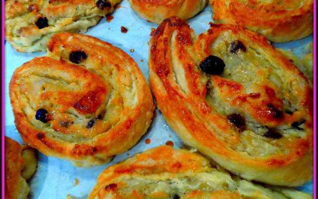 Petits escargots tous beaux "Pains aux raisins"