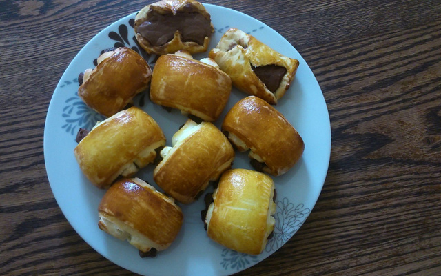 Mini-pain au Nutella feuilleté et brioché