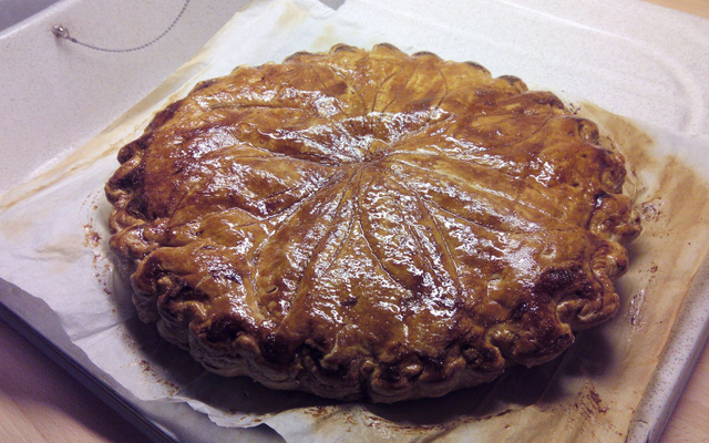 Galette des rois à la crème de marron