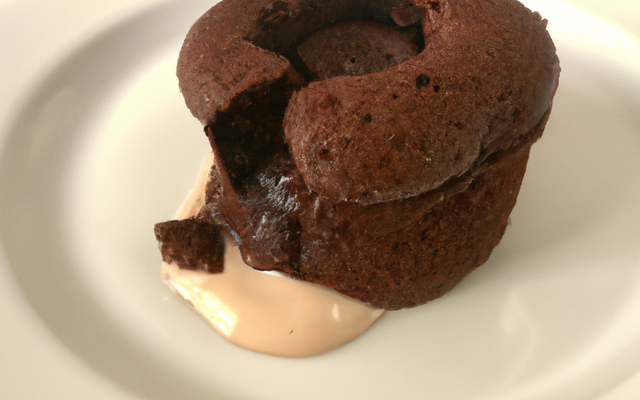 Fondant au chocolat typique 
