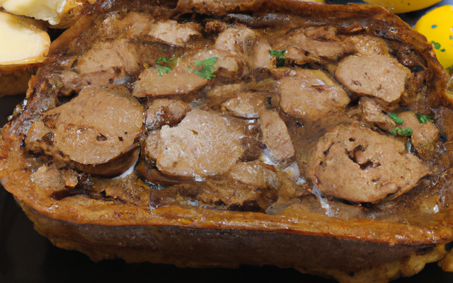 Pudding au pain et à la viande