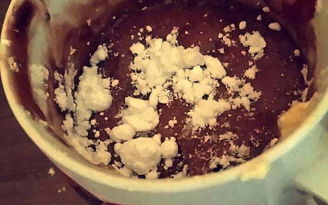 Mug cakes au Nutella