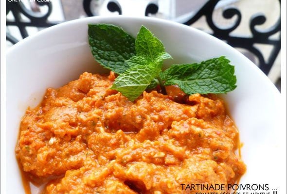 Poivronnade à la menthe et tomates séchées