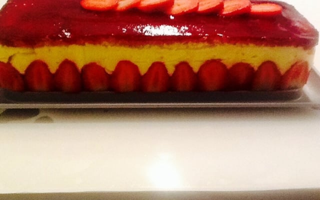 Bavarois fraise