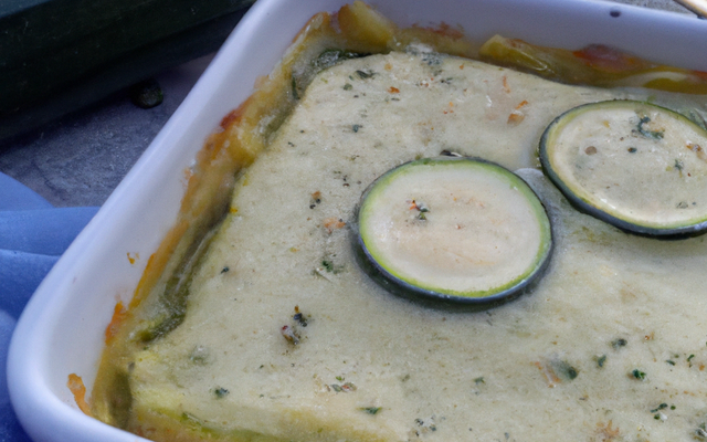 Flan de courgette onctueux à la crème fraîche