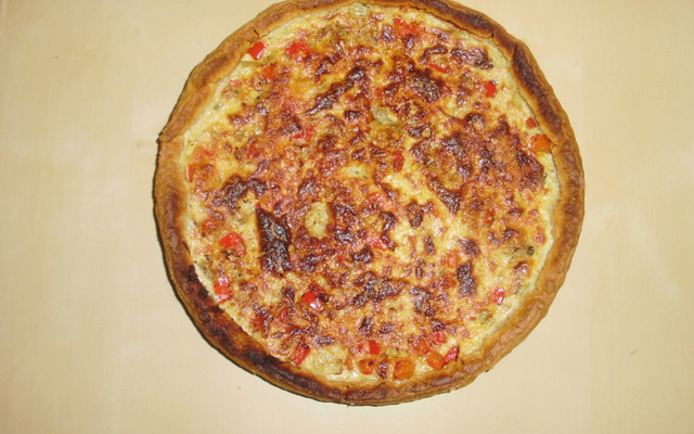 Tarte au thon et poivrons
