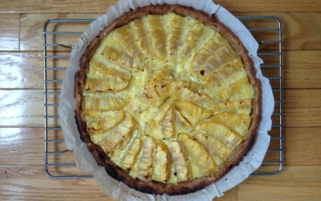 Tarte exotique à l'ananas