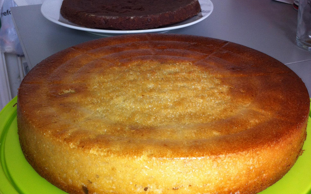 Gâteau pomme cannelle rhum