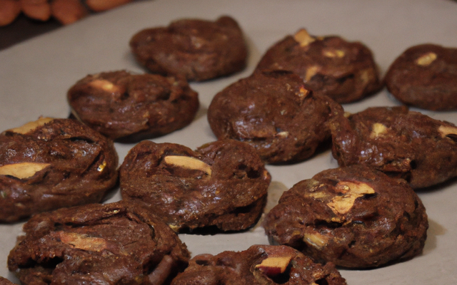 Cookies au chocolat, amandes et pralin