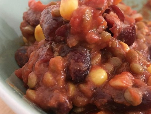 Chili sin carne végétarien