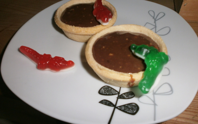 Tartelette chocolat au lait, noisette