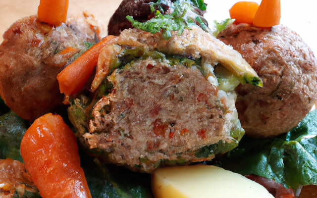 Farci nordique à l'effilochée de légumes