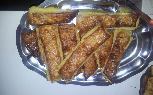 Bredstick sucré (Feuilleté à la crème pâtissière)