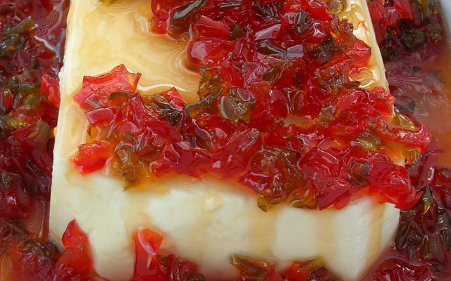 Philadelphia avec poivron confit