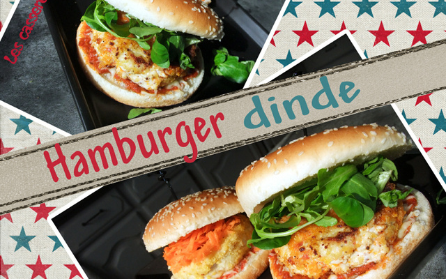 Hamburger de dinde 2 versions