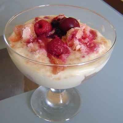 Le tiramisu aux fruits rouges