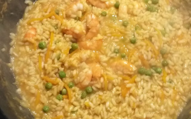 Risotto aux crevettes