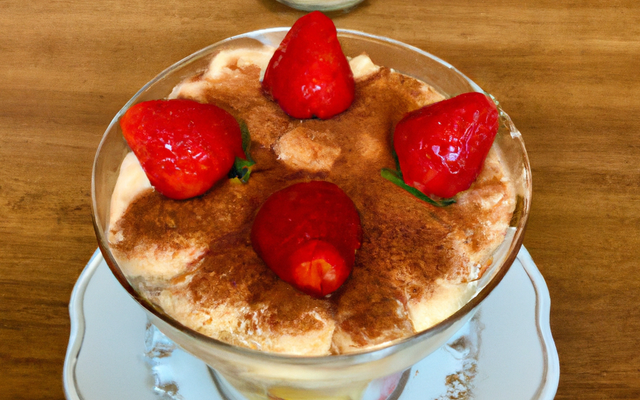 Tiramisu fraise poire