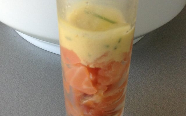 Tartare de saumon léger