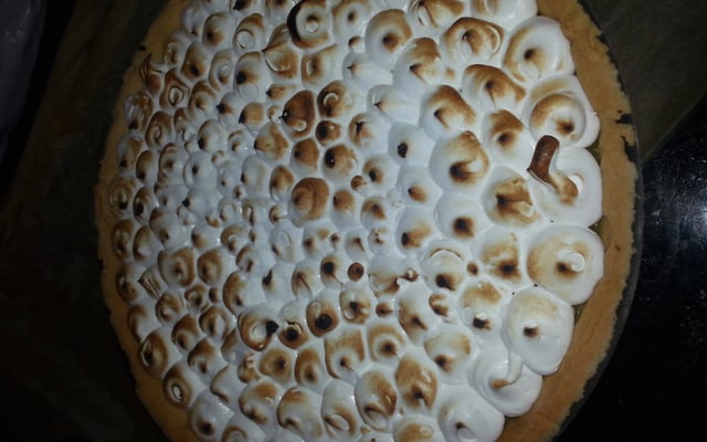 Tarte au citron meringuée à partager