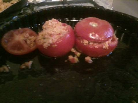 Tomates farcies au veau